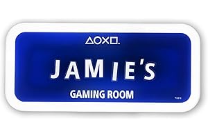 PALADONE PlayStation Panneau Lumineux Officiellement Licencié, Panneau LED Personnalisable pour Salle de Jeu, Stickers Inclus, Alimenté par 3xAAA Piles