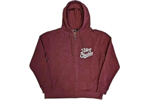 ROCK OFF OFFICIALLY LICENSED PRODUCTS Alice in Chains Hoodie Circle Emblem Logo Official Unisex Maroon Red Zipped