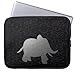 Price comparison product image 11.6-12 Inch Silver Elephant Black Computer Sleeve Laptop Case Soft Neoprene Breathable Case Bag Water Proof Netbook Envelope Computer Case for Lapotp