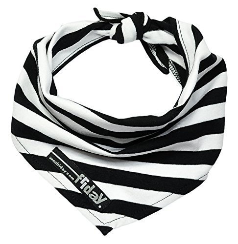 Baby Friday - triangular bandana bib - Rodeo - black & white