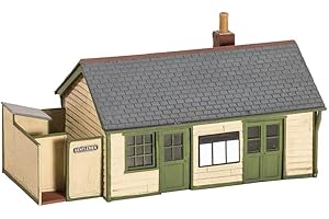 WILLS MODEL RAILWAY KITS WILLS Wayside Station, Timber, Slate Roof, Brick Chimney - Plastic Model Kit - Station - Adult - Unisex - Hobbyists & Model Enthusiasts