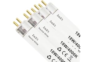 ZEXT Globe-Warehouse - 4 lampade fluorescenti tubolari, 18 W, 840 4000K, 60 cm, T8, 4 pezzi