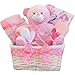 Belle DELUXE LARGE Large Baby Girl Gift Basket / 11 NEWBORN ESSENTIALS / Baby Hamper / Baby Shower Gift / New Arrival Gift / FAST DISPATCH