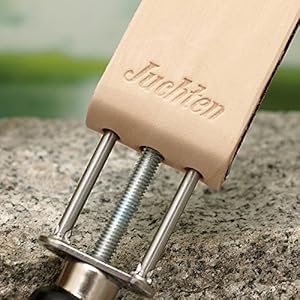 Double Razor Strop for Straight Razor Leather Adjustable Russian Streich Riemen t00056j - Image 8