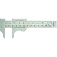 General Tools Slide Caliper #729ME, MM and 16th Graduation, 0 to 4-Inch (0 to 102mm) Range, Inside and Outside Measurement