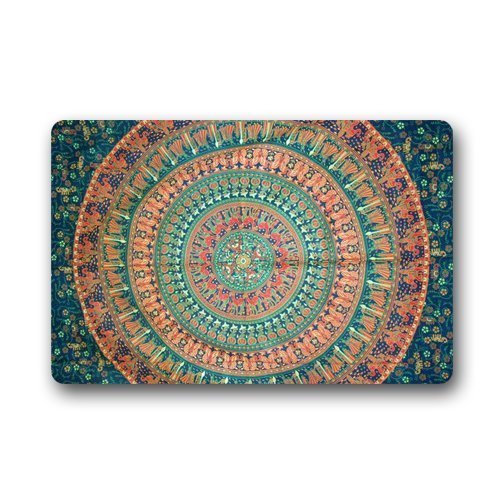 Shirley's Door MatsShe'S Called Sunshine Hippie Mandala Custom Machine Washable Doormat Gate Pad Rug Non-woven Fabric Top(23.615.7 inch)