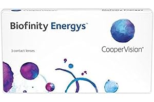 Cooper Vision Biofinity Energys, Monatslinsen weich, 6 Stück / BC 8.6 mm / DIA 14.0 mm / -1.25 Dioptrien