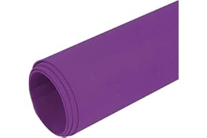 MADDMA Moosgummi EVA 90cm breit ab 0,5m 23 Farben Schaumgummi PE Schaumstoff Basteln Stoff, Farbe:lila