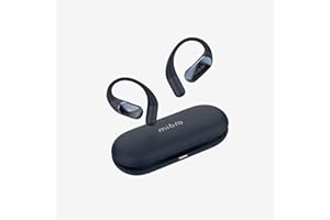 Mibro OpenEar Pro Kopfhörer Bluetooth 5.4, Neue Wireless-Ohrhörer mit Mikrofon Bluetooth Earbuds, 30 Stunden Wiedergabezeit Open-Ear-Kopfhörer, Schnellladung, IPX4 Wasserfest, Schwarz
