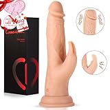 Dildo Vibrator, Louviva realistischer Vibrator, medizinisches Silikon, Rabbit Vi