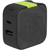 Infinitylab by Harman - InstantCharger 65W 2 USB Charger, Black