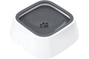 YIWONFU Bebedero Perro Antigoteo, 1L Bebedero Gatos Prueba de Fugas Bebedero Antisalpicaduras Perro con Base Antideslizante, Bebedero Perro Portatil para Viajar Familiar Uso del Coche