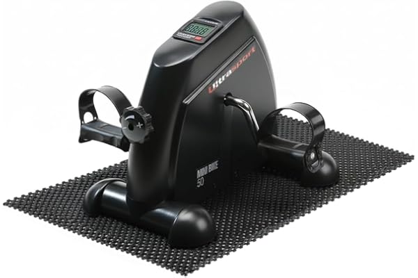Ultrasport Mini Bike, vélo d'exercice Compact, Exercice pour Les Bras et Les Jambes, Exercice à pédales, idéal pour Les Personnes âgées