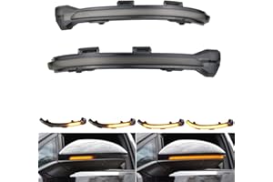 Malcayang dinamiche indicatori di direzione una coppia specchio luci led per Golf 7 7.5 MK7 Sportsvan GTI R GTD Rline Touran 2013-2020