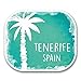 Price comparison product image 2 x 10cm/100mm Tenerife Greece Vinyl Sticker Decal Laptop Travel Luggage Car iPad Sign Fun #6328