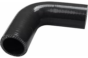 LUXERAD 90 Degree Pipe Elbow ID 25mm Elbow Silicone Coupler Hose Length 102mm 4-Ply Industrial Hydraulic Hoses Silicone Elbow Piping Hoses