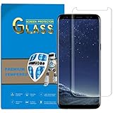 MTCMY Samsung Galaxy S8 Full Cover Panzerglasfolie Folie Panzerglas 3D 9h Curved in Transparent (Transparent)