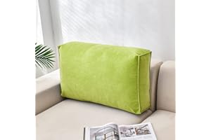SJH Luxuriöses Sofa-Rückenkissen, Rückenstützkissen, Sofa Lesekissen, großes Nacht- und Rückenlehnenkissen, Lendenwirbelstützkissen, abnehmbarer Bezug