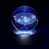 3D Illuminated Planet Glass Globe Decorative Gift