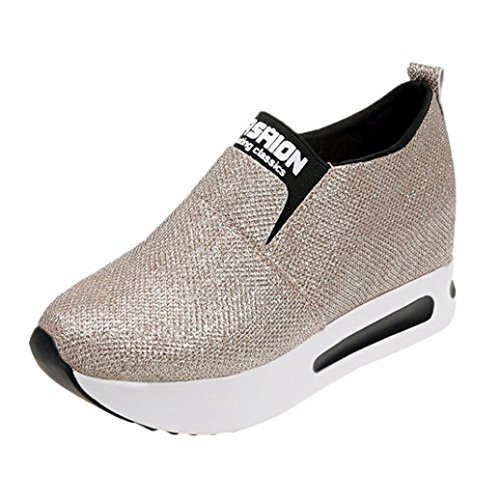Familizo-Chaussures de Course Décontractées à Une Jambe et à Fond Plat, Chaussures à Semelle épaisse et Plate pour Femme, Slip on Casual Chaussures de Sport