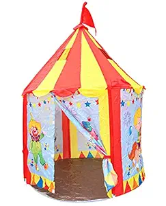 toyshine circus kids tent house, play tent for girls and boys- Multi color