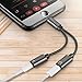 Price comparison product image Lighting Adapter Jack Adapter Headphone for iPhone 7/7Plus iPhone 8/8Plus iPhone X/10. Jack Earphone Connector Cable for iPhone 7/7Plus. AUX Audio Jack Headphone Cable Charge and Music Support iOS 10.3 & iOS11.3