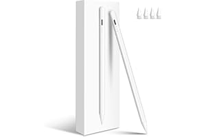 BRQH Stylo iPad pour Apple iPad 2018-2025 Stylo Touch pour Tablette iPad Pencil Rejet de Paume, Stylus Pen pour iPad 10/9/8/7, Pro 11/12.9, Air/Mini 6-11 Génération