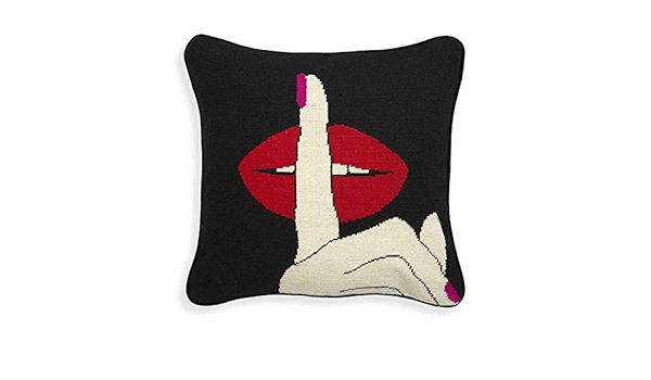 jonathan adler lips pillow