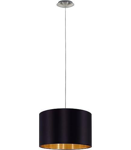 Lampe Suspendue Pour Table à Manger Reflexion Noir Avec Verre Fumé Par