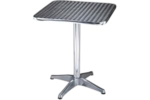 MAGAZZINI COSMA Tavolo a colonna 70x70cm waterproof in alluminio bar arredo esterno CT804524