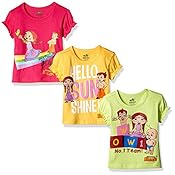 Chhota Bheem Girls' T-Shirt (Pack of 3) (8904157861281) 2 - 3 Years