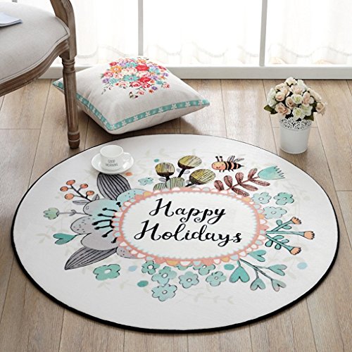 Preisvergleich Produktbild WW Teppich rund Matratzen Cartoon Kinder Matratzen Schlafzimmer Nachttisch Teppich Wohnzimmer Verdickte Teppich Home Computer Kissen, Diameter 120CM