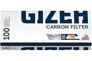 GIZEH RAUCHERBEDARF GMBH 1000 (10x100) Gizeh Carbon Filter (Sleeves,Filter Sleeves,zigarettenhülsen)