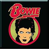 7cm x 7cm David Bowie Flash Logo Official Fridge Magnet