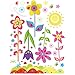 B-Comrade(TM) Flower Wall Stickers for Kids Rooms Home Sticker Nursery D¨¦cor