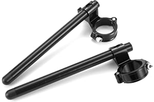 Fullibars kit semimanubri Ø 45mm per CBR600RR 2003-2004 CBR900RR 1993-1999 forcella Ø 45mm racing cafe racer semi manubri inclinazione 7°,tubo Ø 22.2mm,realizzato in CNC alluminio