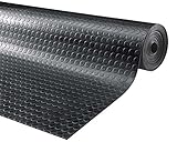 Gummiläufer / Gummimatte von der Rolle, Noppen, 120cm, 3 mm...