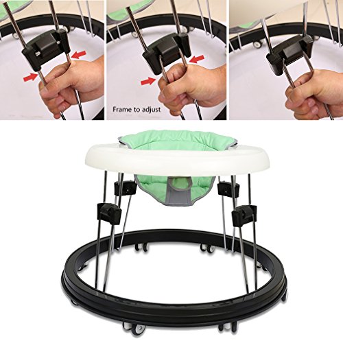 Fascol faltbar Lauflernhilfe / Babyschaukel Baby Walker Lauflernwagen Gehhilfe 36-42cm - 5