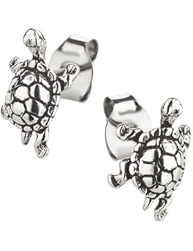 Ohrstecker, Silber, 925, Tier, Schildkröte