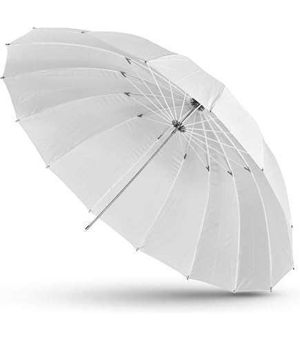 Bresser Fotostudio Reflexschirm SM-09 Jumbo (1,8m) - Silber/schwarz Für Perfektes Licht
