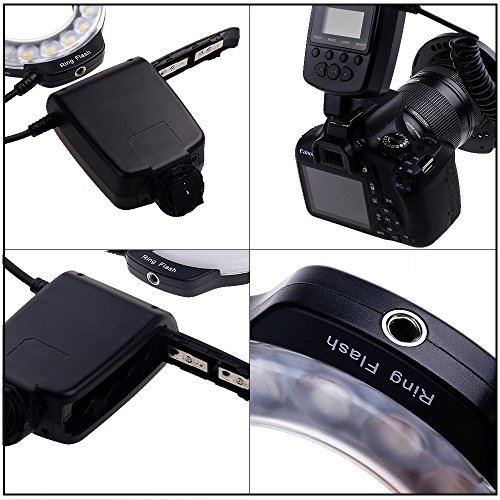 SAMTIAN Anneau flash avec 18pcs SMD LED Light 3 Times la luminosit que 48pcs LED Ring Flash pour Canon Nikon Sony Panasonic Olympus Comme Canon 550D 70D Nikon D3000 D5000 D7000 reviews SAMTIAN Anneau flash avec 18pcs SMD LED Light 3 Times la luminosit que 48pcs LED Ring Flash pour Canon Nikon Sony Panasonic Olympus Comme Canon 550D 70D Nikon D3000 D5000 D7000