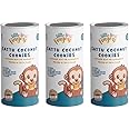 LITTLEFINGERS Organic Cookies With No Refined Sugar And Preservatives For Kids - 150 Gram | Suitable For 1 years + (SATTU COCONUT COOKIES, Pack Of 3)