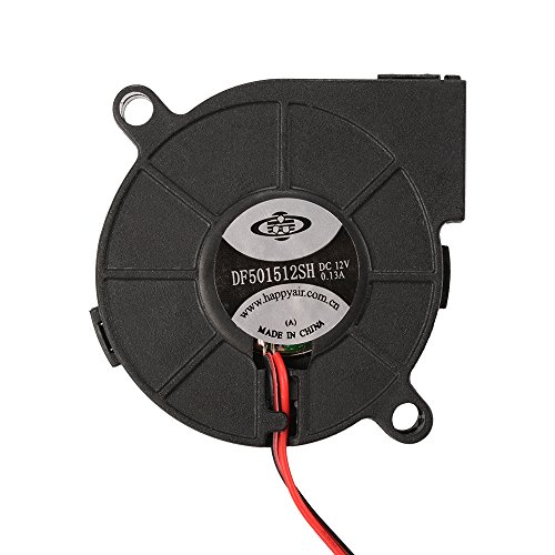 XCSOURCE® 3Stk Bürstenlos DC 12V 0.18A 5015 Kühlgebläse Auspuff Turbo Fan 50x15mm 2-pin für 3D Drucker Computer TE726 - 5