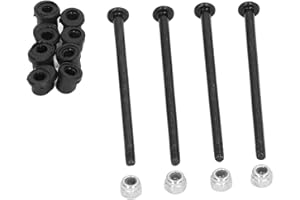 KIMISS RC Schraubensatz, Ersatzautos Crawler 144001 Schraube Stahl Einfache Installation Stahlteil für 144010 144002 124016 124017