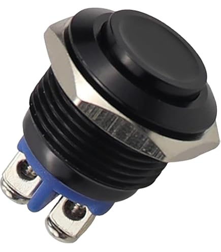 Wasserdichter Mini-Taster 12V – 1 Stück, 12 Mm Metall-Startknopf, IP65