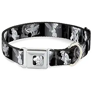 Buckle-Down DC-WDY003-WL DYY Tinker Bell Close Dog Collar, WIDE-Large/18-32