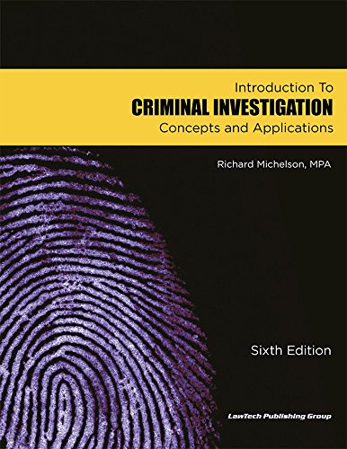 Criminal Investigation: Introduction to Concepts and Applications (English Edition)