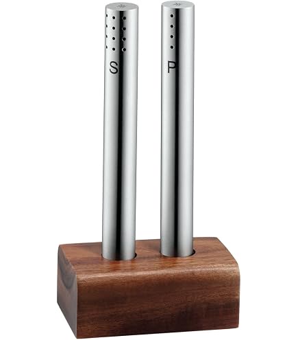 IB Laursen Salz- & Pfeffermühlen-Set Weiß – 2-teilig, Aus Holz, Dänisches Design