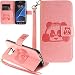 Produktbild Neu ISENPENK Samsung Galaxy S7 Edge(2016)/G935F/S7 Edge Duos Hülle Leder [Rosa] Magnet Wallet,Tiere Muster 3D Panda Samsung Galaxy S7 Edge(2016)/G935F/S7 Edge Duos Flip Case Tasche Handyhülle Lederhülle 3-in-1 Bookstyle Geldbörse Tasche,Ständer Standfunktion Schutzhülle Tasche Credit Card Slots