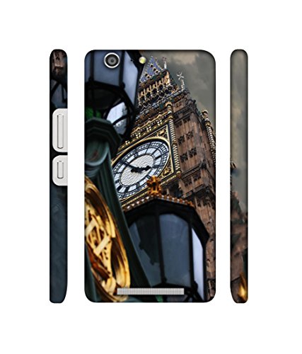 Casotec Clock Tower Designer 3D Printed Hard Back Case Cover for Gionee Marathon M5